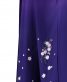 卒業式袴単品レンタル[刺繍]青紫×濃い青紫ぼかしに枝垂れ桜刺繍[身長163-167cm]No.284